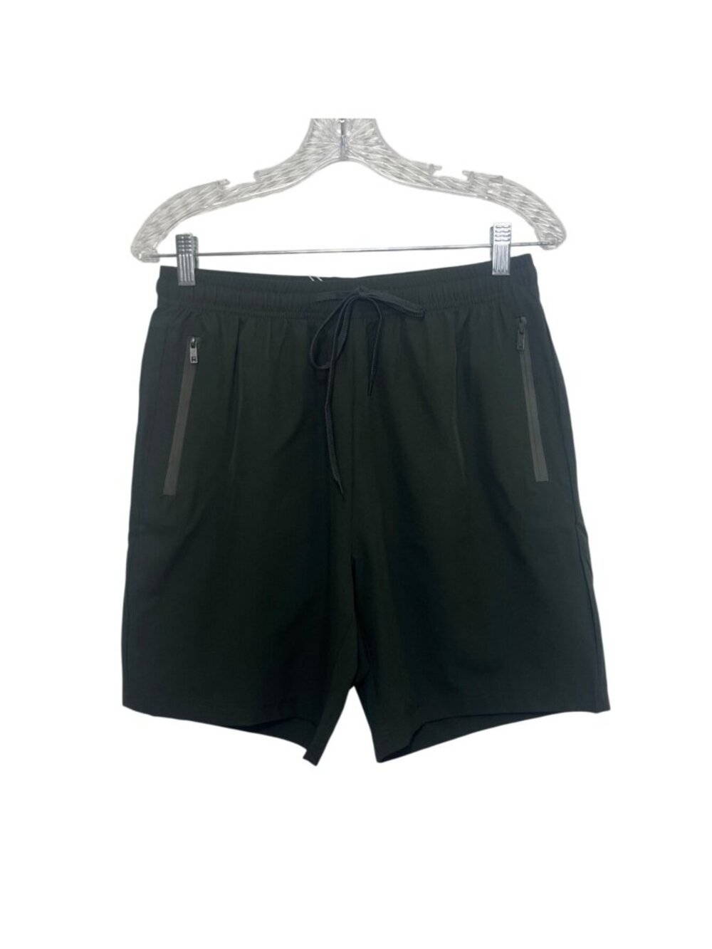 Coofandy Drawstring Athletic‎ Shorts Small Green New Zipper Pockets Lightweight